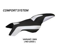Tappezzeria Italia Rivestimento sella compatibile BMW K 1200 R (05-08) modello Boston comfort system NO LOGO 5WH (bianco)