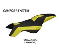 Tappezzeria Italia Rivestimento sella compatibile BMW K 1200 R (05-08) modello Boston comfort system NO LOGO 8YL (giallo)