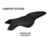 Tappezzeria Italia Rivestimento sella compatibile BMW K 1200 R (05-08) modello Boston comfort system NO LOGO 7BL (nero)