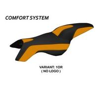 Tappezzeria Italia Rivestimento sella compatibile BMW K 1200 R (05-08) modello Boston comfort system NO LOGO 1OR (arancio)