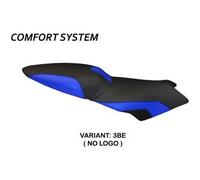 Tappezzeria Italia Rivestimento sella compatibile BMW K 1200 S (04-08) modello Lariano 2 comfort system NO LOGO 3BE (blu)