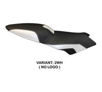 Tappezzeria Italia Rivestimento sella compatibile BMW K 1200 S (04-08) modello Lariano 2 NO LOGO 2WH (bianco)