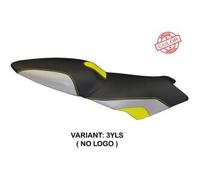 Tappezzeria Italia Rivestimento sella compatibile BMW K 1200 S (04-08) modello Lariano special color NO LOGO 3YLS (giallo-argento)