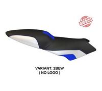 Tappezzeria Italia Rivestimento sella compatibile BMW K 1200 S (04-08) modello Lariano special color NO LOGO 2BEW (blu-bianco)