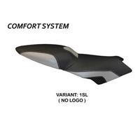 Tappezzeria Italia Rivestimento sella compatibile BMW K 1300 S (09-16) modello Lariano 2 comfort system NO LOGO 1SL (argento)