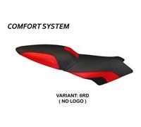 Tappezzeria Italia Rivestimento sella compatibile BMW K 1300 S (09-16) modello Lariano 2 comfort system NO LOGO 6RD (rosso)