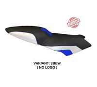 Tappezzeria Italia Rivestimento sella compatibile BMW K 1300 S (09-16) modello Lariano special color NO LOGO 2BEW (blu-bianco)