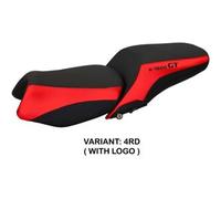 Tappezzeria Italia Rivestimento sella compatibile BMW K 1600 GT (10-22) modello Tropea Color 4RD (rosso) CON LOGO
