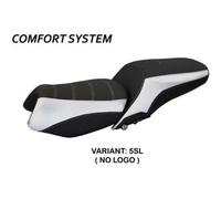 Tappezzeria Italia Rivestimento sella compatibile BMW K 1600 GT (10-22) modello Tropea Color comfort system NO LOGO 5SL (argento)