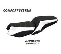 Tappezzeria Italia Rivestimento sella compatibile BMW K 1600 GT (10-22) modello Tropea Color comfort system NO LOGO 3WH (bianco)