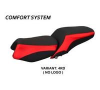 Tappezzeria Italia Rivestimento sella compatibile BMW K 1600 GT (10-22) modello Tropea Color comfort system NO LOGO 4RD (rosso)