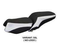 Tappezzeria Italia Rivestimento sella compatibile BMW K 1600 GT (10-22) modello Tropea Color NO LOGO 5SL (argento)