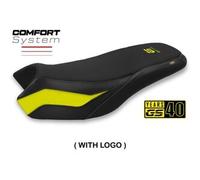 Tappezzeria Italia Rivestimento sella compatibile - BMW R 1200/1250 GS Rallye 2017 - 2024 - mod Sa Dao Comfort System CON LOGO 2YL (giallo)