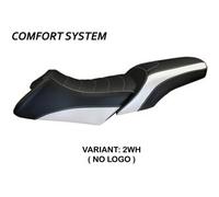 Tappezzeria Italia Rivestimento sella compatibile BMW R 1200 RT (06-13) modello Roberto comfort system NO LOGO 2WH (bianco)