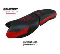 Tappezzeria Italia Rivestimento sella compatibile BMW R 1250 GS Adventure (19-22) modello Perth comfort system 4RD (rosso) CON LOGO