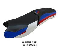Tappezzeria Italia Rivestimento sella compatibile BMW R 1250 GS Adventure (19-22) modello Soho CON LOGO 2HP (colore HP)