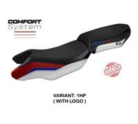 Tappezzeria Italia Rivestimento sella compatibile - BMW R 1250 R 2019-2025 - mod Puma Special Color Comfort System 3BL (nero) CON LOGO