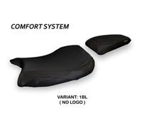 Tappezzeria Italia Rivestimento sella compatibile BMW S 1000 RR M-Sport (19-23) modello Ganja 1 comfort system NO LOGO 1BL (nero)
