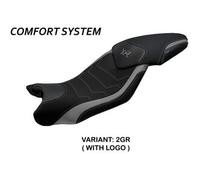 Tappezzeria Italia Rivestimento sella compatibile BMW S 1000 XR (15-19) modello Ardea comfort system CON LOGO 2GR (grigio)
