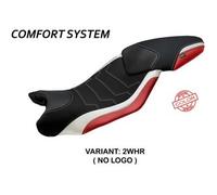 Tappezzeria Italia Rivestimento sella compatibile BMW S 1000 XR (15-19) modello Ardea special color comfort system NO LOGO 2WHR (bianco-rosso)