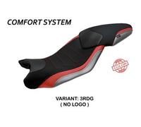 Tappezzeria Italia Rivestimento sella compatibile BMW S 1000 XR (15-19) modello Ardea special color comfort system NO LOGO 3RDG (rosso-grigio)