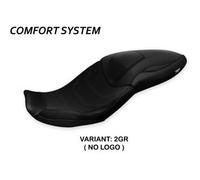 Tappezzeria Italia Rivestimento sella compatibile BMW S 1000 XR (20-23) modello Djanet Total Black comfort system NO LOGO 2GR (grigio)