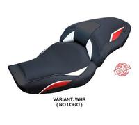 Tappezzeria Italia Rivestimento sella compatibile BMW S 1000 XR (2024) modello Linz NO LOGO WHR (bianco-rosso)