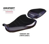 Tappezzeria Italia Rivestimento sella compatibile CF Moto 800 NK (23-24) modello Arnas comfort system CON LOGO WH (bianco)
