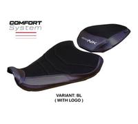Tappezzeria Italia Rivestimento sella compatibile CF Moto 800 NK (23-24) modello Arnas comfort system CON LOGO BL (nero)