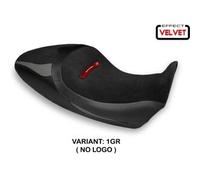 Tappezzeria Italia Rivestimento sella compatibile Ducati Diavel 1260 S (19-22) modello Braila 1 velvet NO LOGO 1GR (grigio)