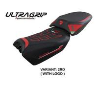 Tappezzeria Italia Rivestimento sella compatibile Ducati Multistrada V4 (2022) modello Safi ultragrip CON LOGO 2RD (rosso)