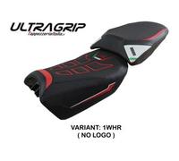 Tappezzeria Italia Rivestimento sella compatibile Ducati Multistrada V4 (2022) modello Safi ultragrip NO LOGO 1WHR (bianco-rosso)