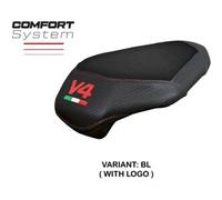 Tappezzeria Italia Rivestimento sella compatibile - Ducati Panigale V4 2025 - mod Argenta Pass Comfort System V4 BL (nero)