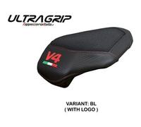 Tappezzeria Italia Rivestimento sella compatibile - Ducati Panigale V4 2025 - mod Argenta Pass Ultragrip V4 BL (nero)