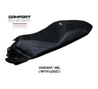 Tappezzeria Italia Rivestimento sella compatibile Honda ADV 350 modello Nilli comfort system 4BL (nero) CON LOGO