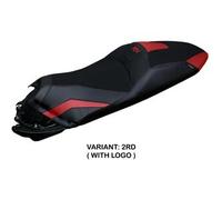 Tappezzeria Italia Rivestimento sella compatibile Honda ADV 350 modello Nilli CON LOGO 2RD (rosso)