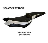 Tappezzeria Italia Rivestimento sella compatibile Honda CB 1000 R (08-17) modello Ponza comfort system NO LOGO 2WH (bianco)