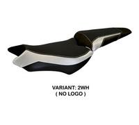 Tappezzeria Italia Rivestimento sella compatibile Honda CB 1000 R (08-17) modello Ponza NO LOGO 2WH (bianco)