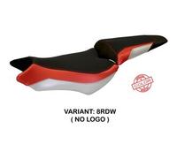Tappezzeria Italia Rivestimento sella compatibile Honda CB 1000 R (08-17) modello Ponza NO LOGO 8RDW (rosso-bianco)