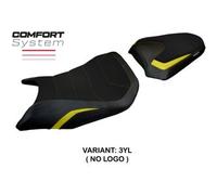Tappezzeria Italia Rivestimento sella compatibile Honda CB 750 Hornet (2023) modello Toyama Comfort System NO LOGO 3YL (giallo)