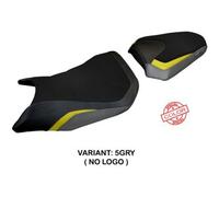 Tappezzeria Italia Rivestimento sella compatibile Honda CB 750 Hornet (2023) modello Toyama Special Color NO LOGO 5GRY (grigio-giallo)