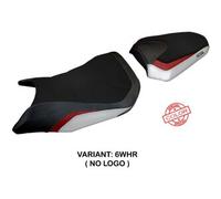 Tappezzeria Italia Rivestimento sella compatibile Honda CB 750 Hornet (2023) modello Toyama Special Color NO LOGO 6WHR (bianco-rosso)
