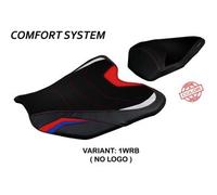 Tappezzeria Italia Rivestimento sella compatibile Honda CBR 1000 RR-R Fireblade (20-23) modello Pedara special color comfort system NO LOGO 1WRB (bianco-rosso-blu)
