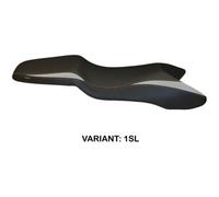 Tappezzeria Italia Rivestimento sella compatibile Honda CBR 600 F (99-06) modello Edimburgo 1 NO LOGO 1SL (argento)