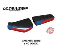 Tappezzeria Italia Rivestimento sella compatibile Honda CBR 600 RR (07-19) modello Andria special color ultragrip NO LOGO 3WRB (bianco-rosso-blu)