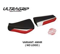 Tappezzeria Italia Rivestimento sella compatibile Honda CBR 600 RR (07-19) modello Andria special color ultragrip NO LOGO 4WHR (bianco-rosso)