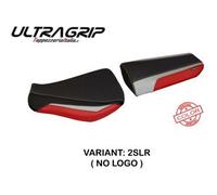 Tappezzeria Italia Rivestimento sella compatibile Honda CBR 600 RR (07-19) modello Andria special color ultragrip NO LOGO 2SLR (argento-rosso)