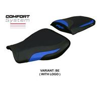 Tappezzeria Italia Rivestimento Sella compatibile Honda CBR 600 RR (07-24) modello Huelva comfort system CON LOGO BE (blu)