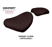Tappezzeria Italia Rivestimento sella compatibile Honda CMX 1100 Rebel (2022-2023) modello Nagy Comfort System CON LOGO 413088 (testa di moro)