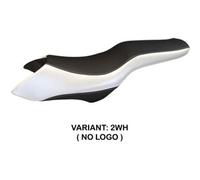 Tappezzeria Italia Rivestimento sella compatibile Honda Hornet 900 (02-09) modello Basic NO LOGO 2WH (bianco)